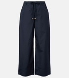 'S Max Mara Cotton cropped wide-leg pants