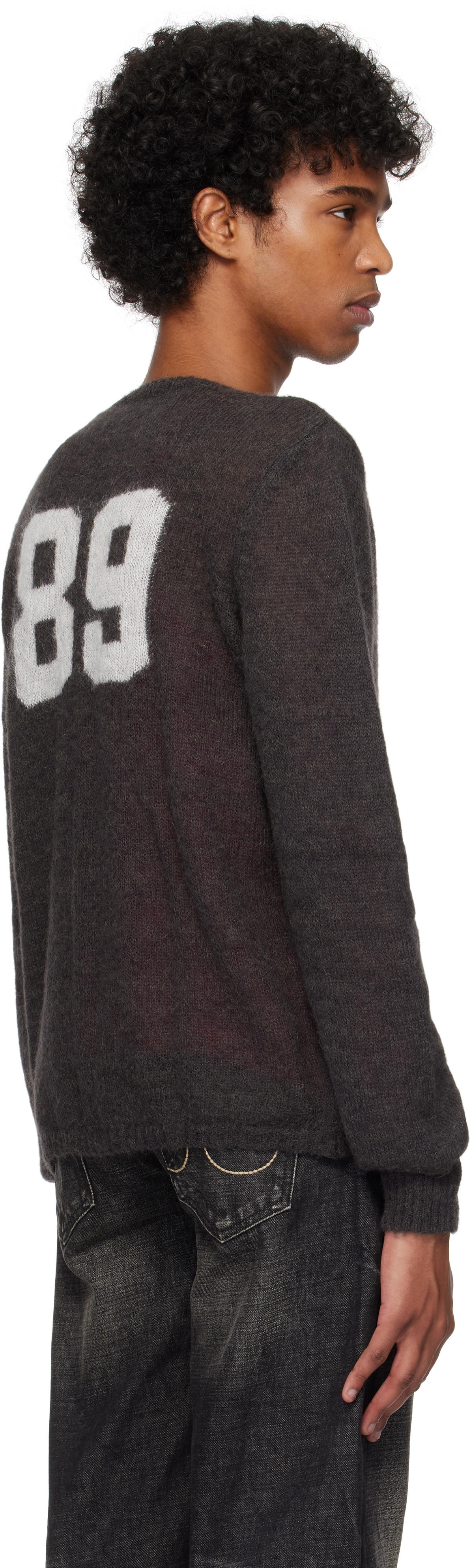 Paloma Wool Gray Button Fine Champions Cardigan