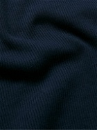 Schiesser - Friedrich Slim-Fit Ribbed Organic Cotton-Jersey Tank Top - Blue