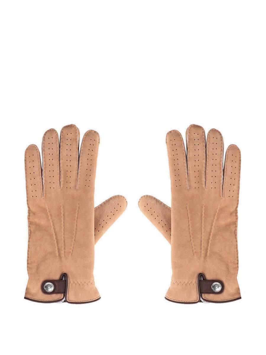 Photo: Brunello Cucinelli   Gloves Beige   Mens