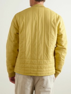 Folk - Cave Quilted Cotton Bomber Jacket - Yellow