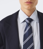 Dunhill Striped silk tie
