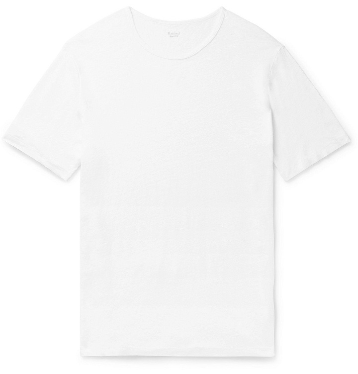 Photo: Hartford - Slub Linen T-Shirt - White