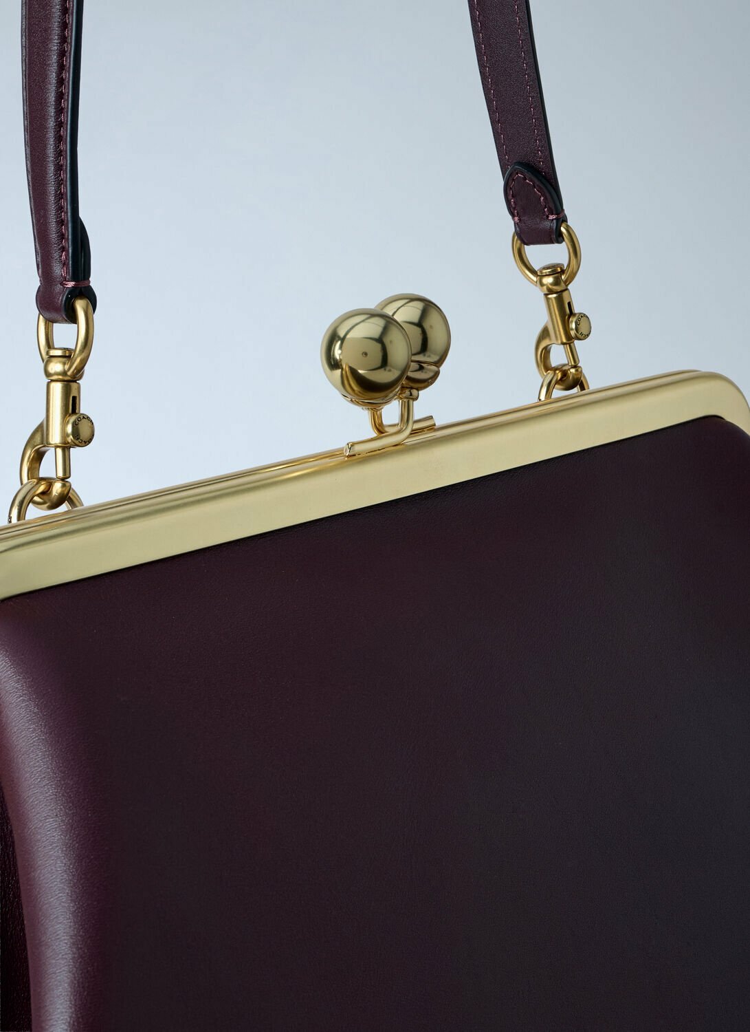 Coach Large Kisslock Frame Handbag