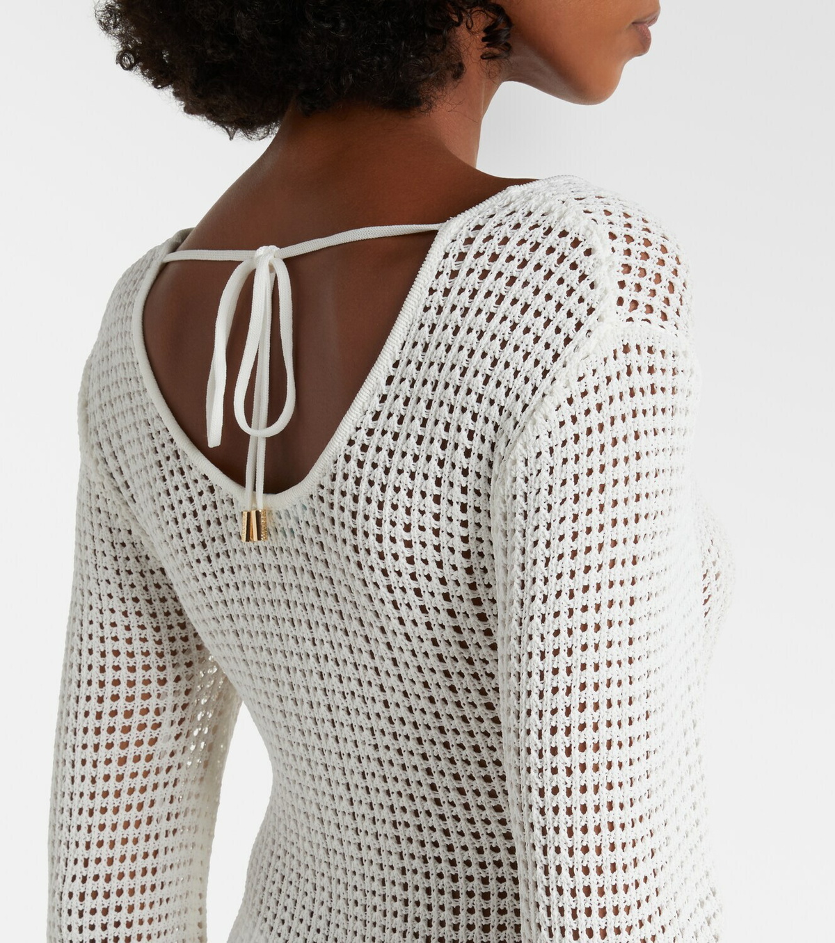 Melissa Odabash Casey open-knit midi dress