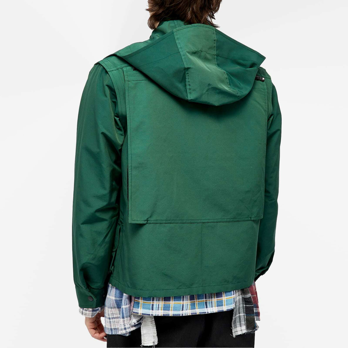 South2 West8 Men's Tenakara Grosgrain Trout Parka Jacket in Green