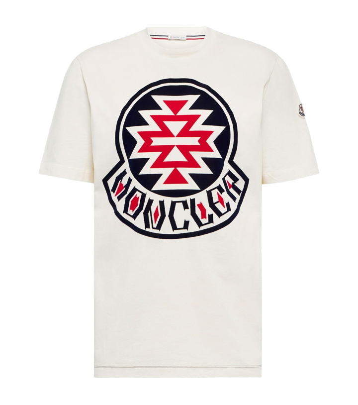 Photo: Moncler - Logo cotton jersey T-shirt