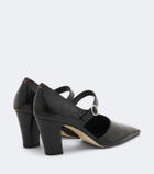 Aeyde Isidora leather Mary Jane pumps
