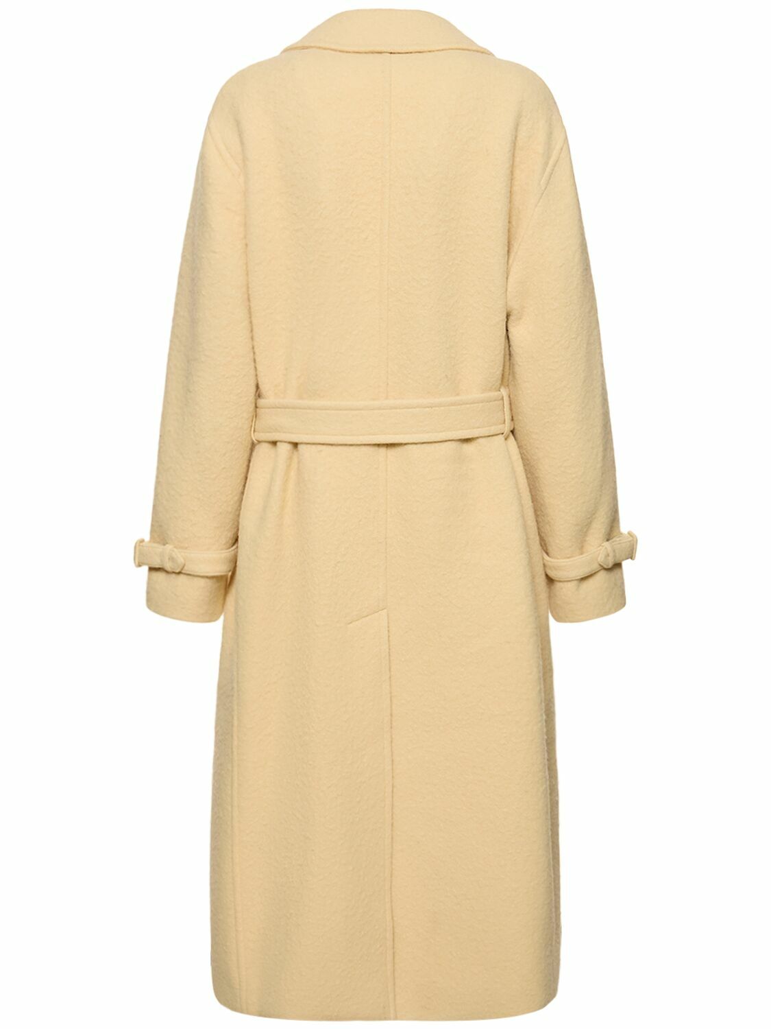 AURALEE - Brushed Alpaca & Wool Trench Coat Auralee