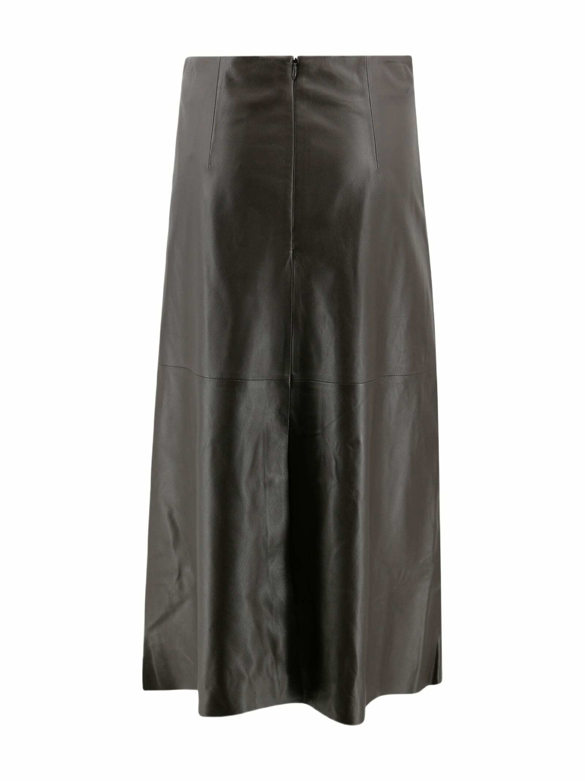 ARMA Lambskin Midi Skirt