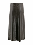 ARMA Lambskin Midi Skirt