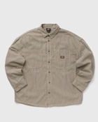 Dickies Hickory Shirt Ls Beige - Mens - Longsleeves