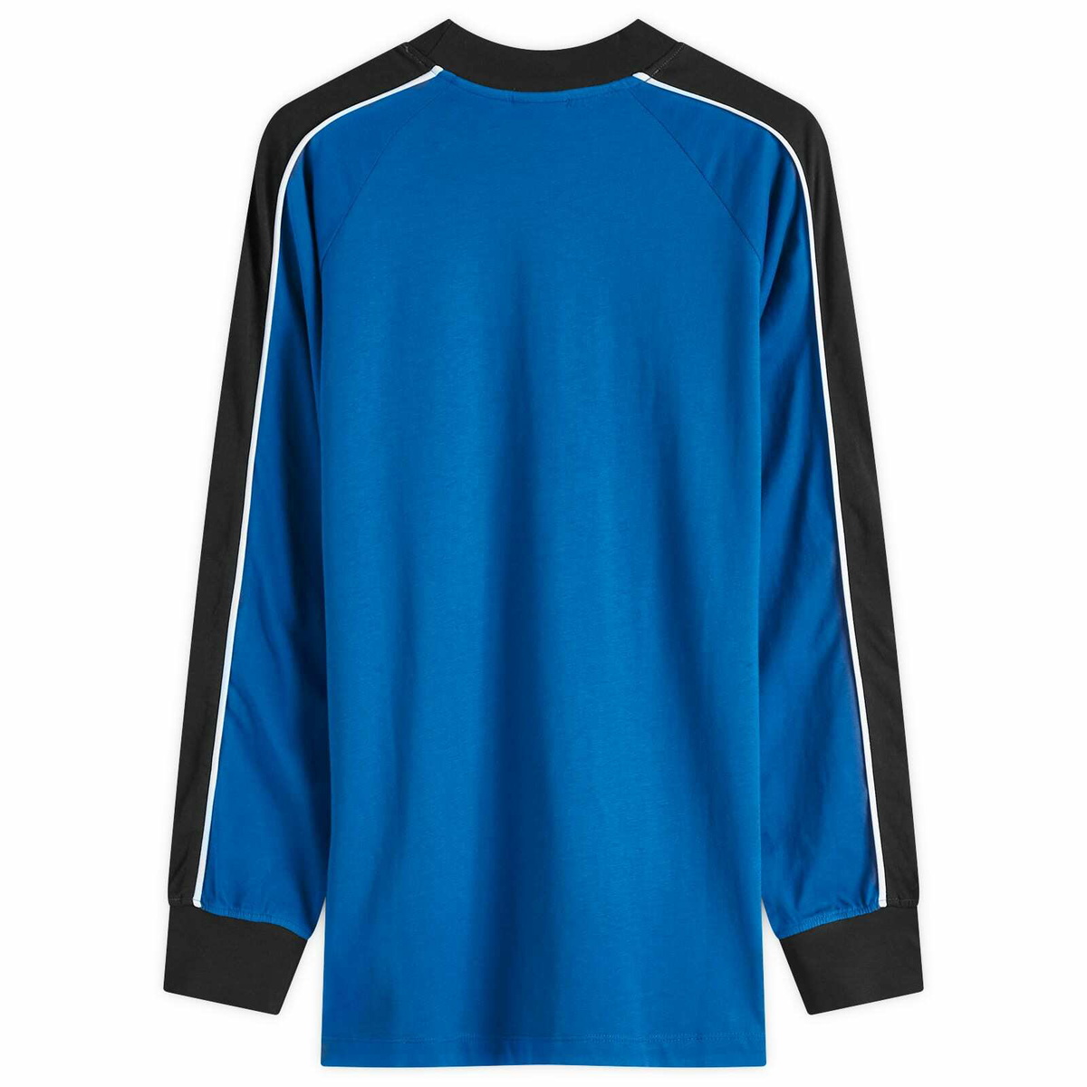 Umbro Panelled Long Sleeve Football Jersey in Classic Blue