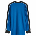Umbro Panelled Long Sleeve Football Jersey in Classic Blue