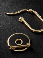 Foundrae - Gold, Enamel and Diamond Single Earring