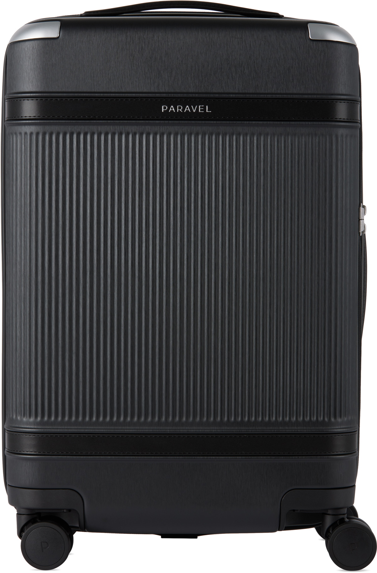 Paravel Black Aviator Carry-On More Suitcase