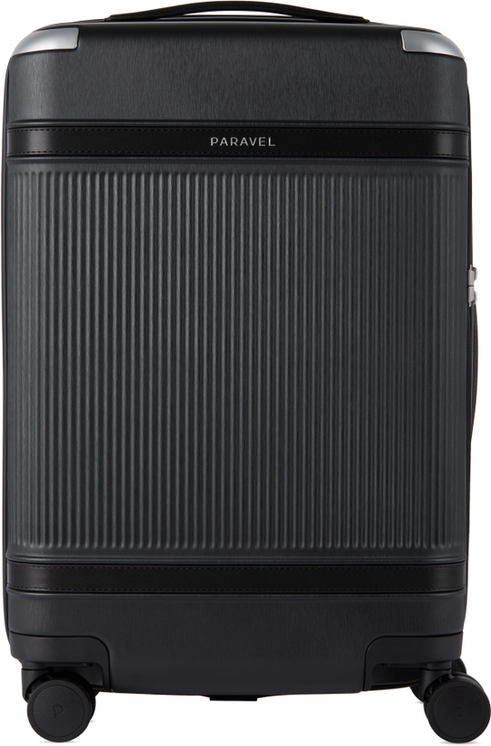 Photo: Paravel Black Aviator Carry-On More Suitcase