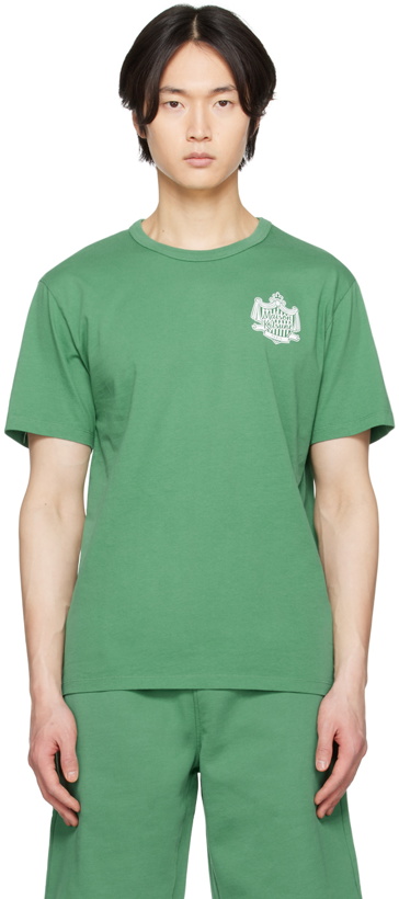 Photo: Maison Kitsuné Green Crest T-Shirt