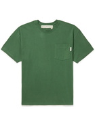 Abc. 123. - Webbing-Trimmed Cotton-Jersey T-Shirt - Green