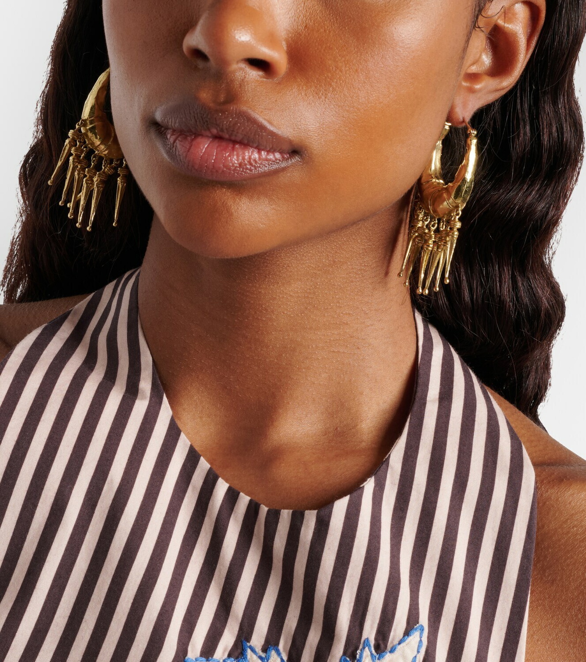 Alémais Le Jardin Spike hood earrings