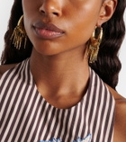 Alémais Le Jardin Spike hood earrings