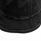 And Wander Men's JQ Tape Hat in Black