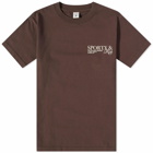 Sporty & Rich SR Initiative T-Shirt - END. Exclusive in Chocolate/Cream