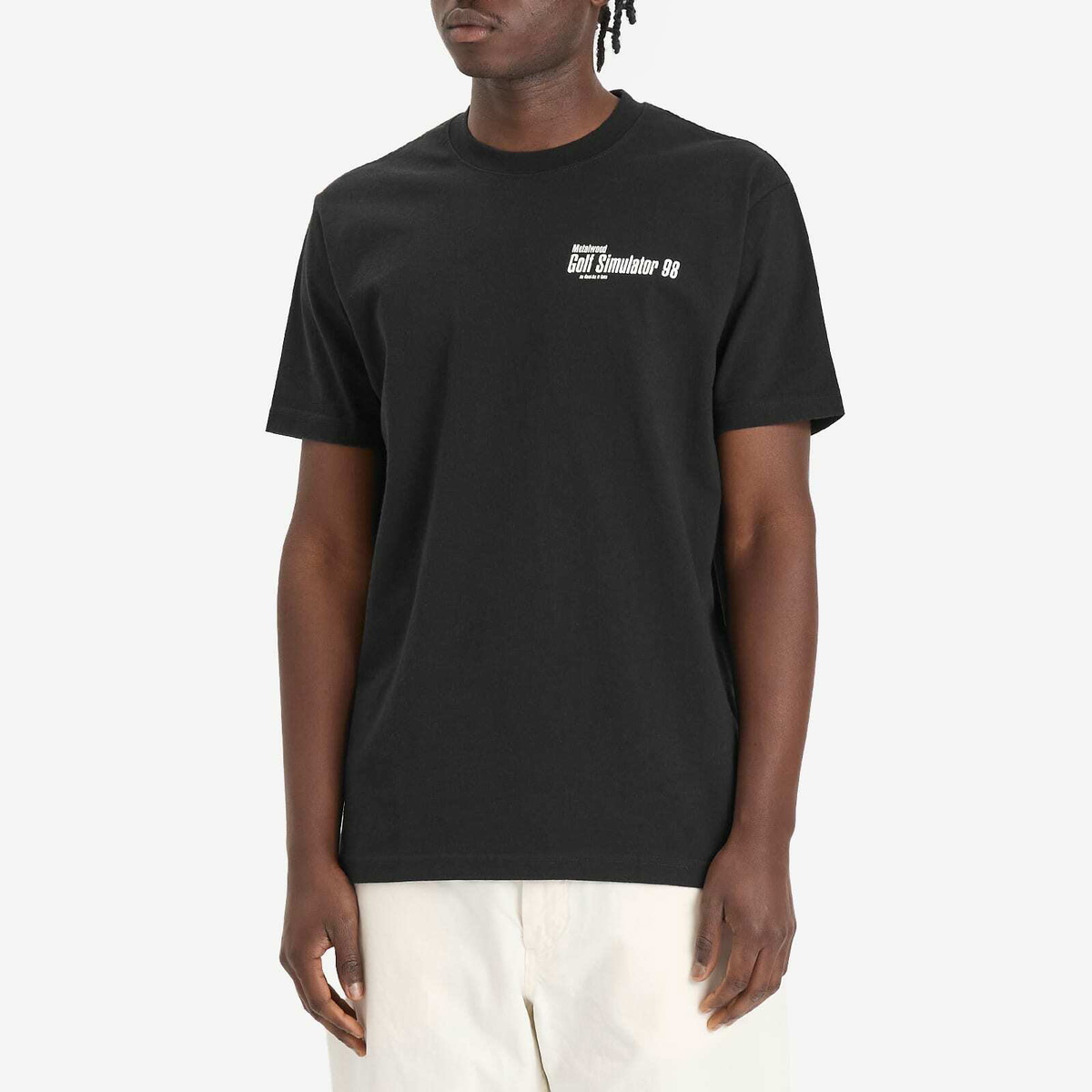 Metalwood Studio Men's Simulator 98 T-Shirt in Black