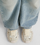Dolce&Gabbana Runner suede-trimmed lace sneakers