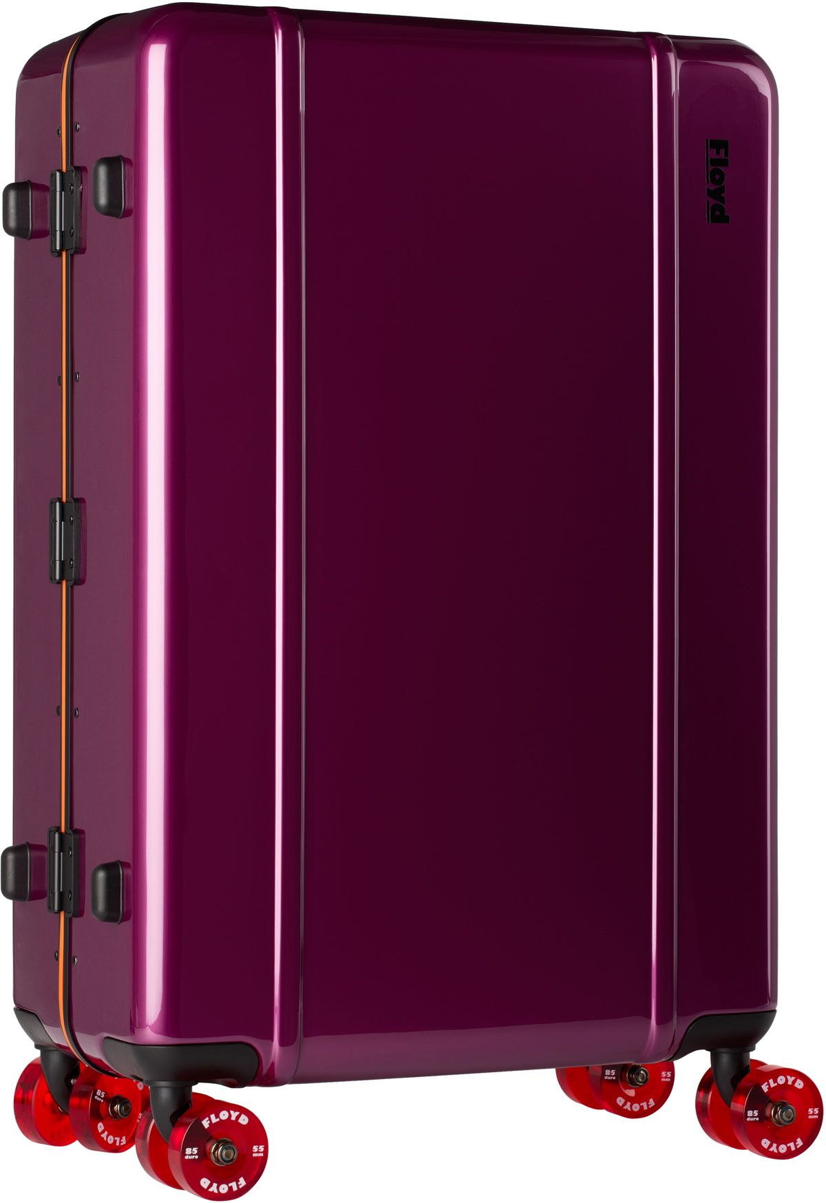 Floyd Purple Check-In Suitcase