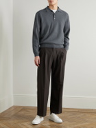 FRAME - Wool Polo Sweater - Gray