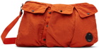 C.P. Company Orange Nylon B Utility Bag
