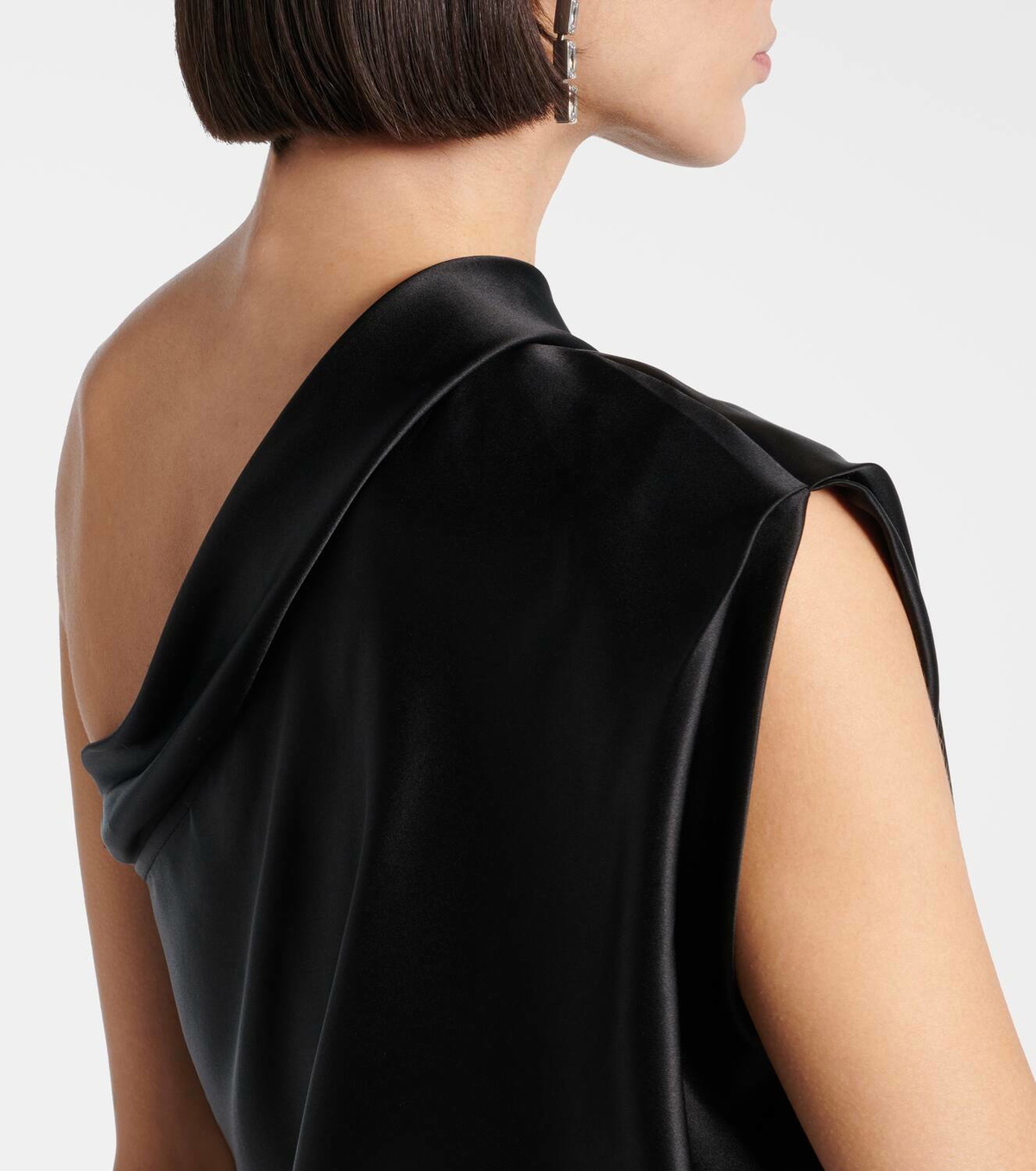 The Sei Asymmetric silk top