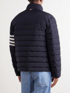 Thom Browne - Striped Quilted Ripstop Down Jacket - Blue