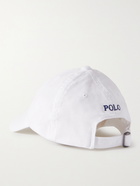 POLO RALPH LAUREN - Logo-Embroidered Cotton-Twill and Mesh Baseball Cap