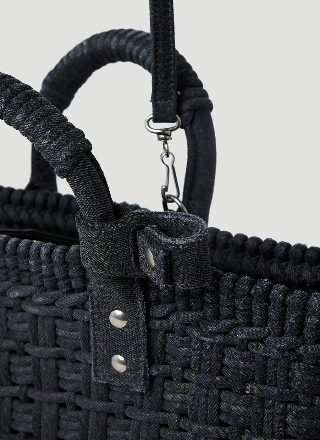 Balenciaga bistro xs ブラック Balenciaga - Bistro XS Basket Tote Bag in Black Balenciaga