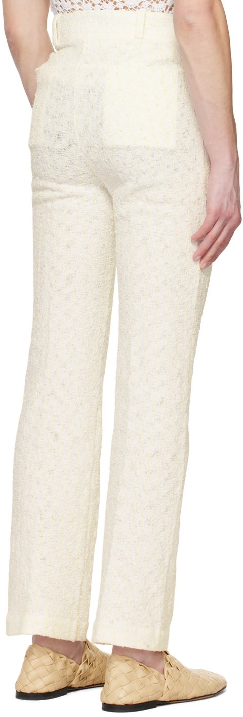 young n sang White Stripe Trousers