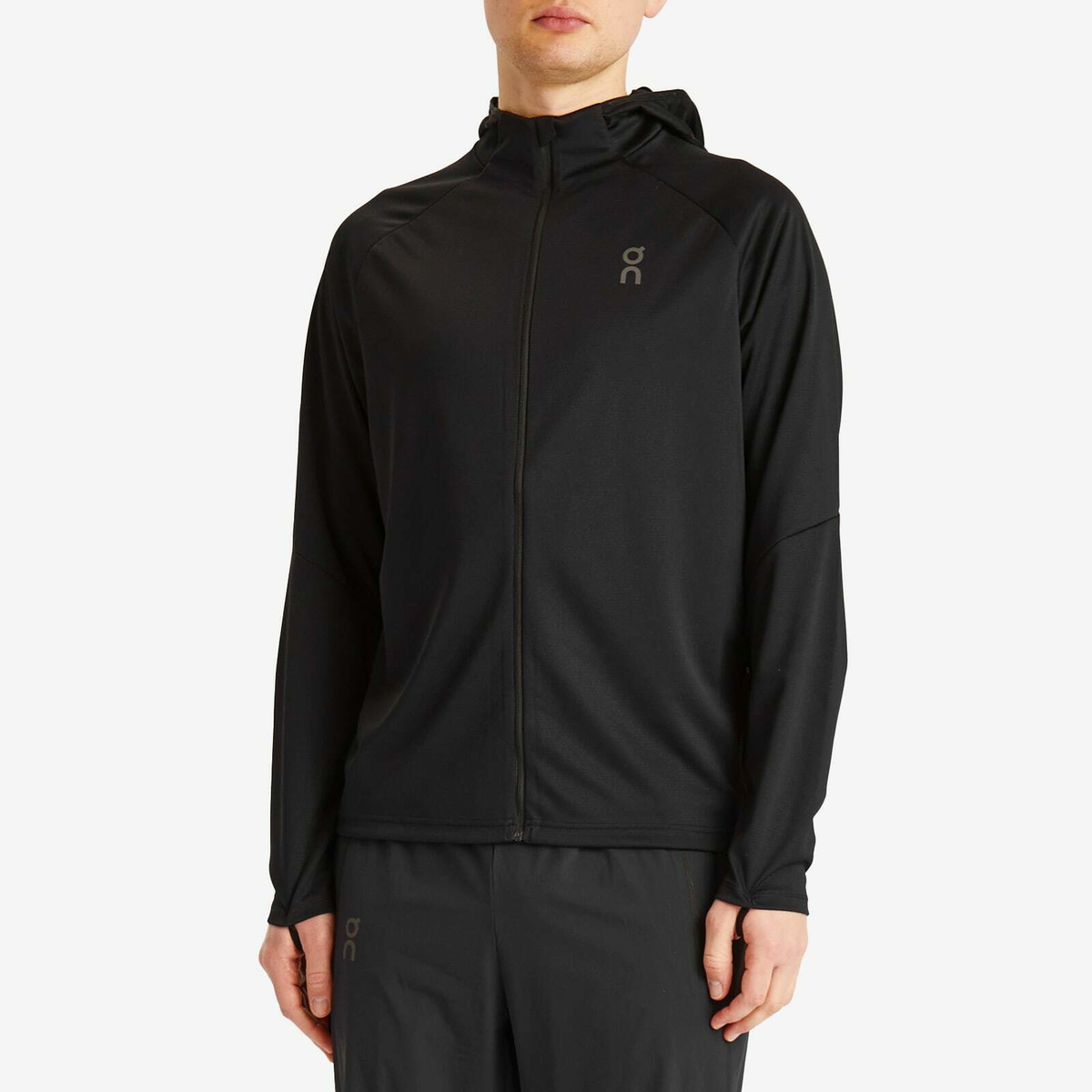 ON Men's Climate Zip Hoodie in Black