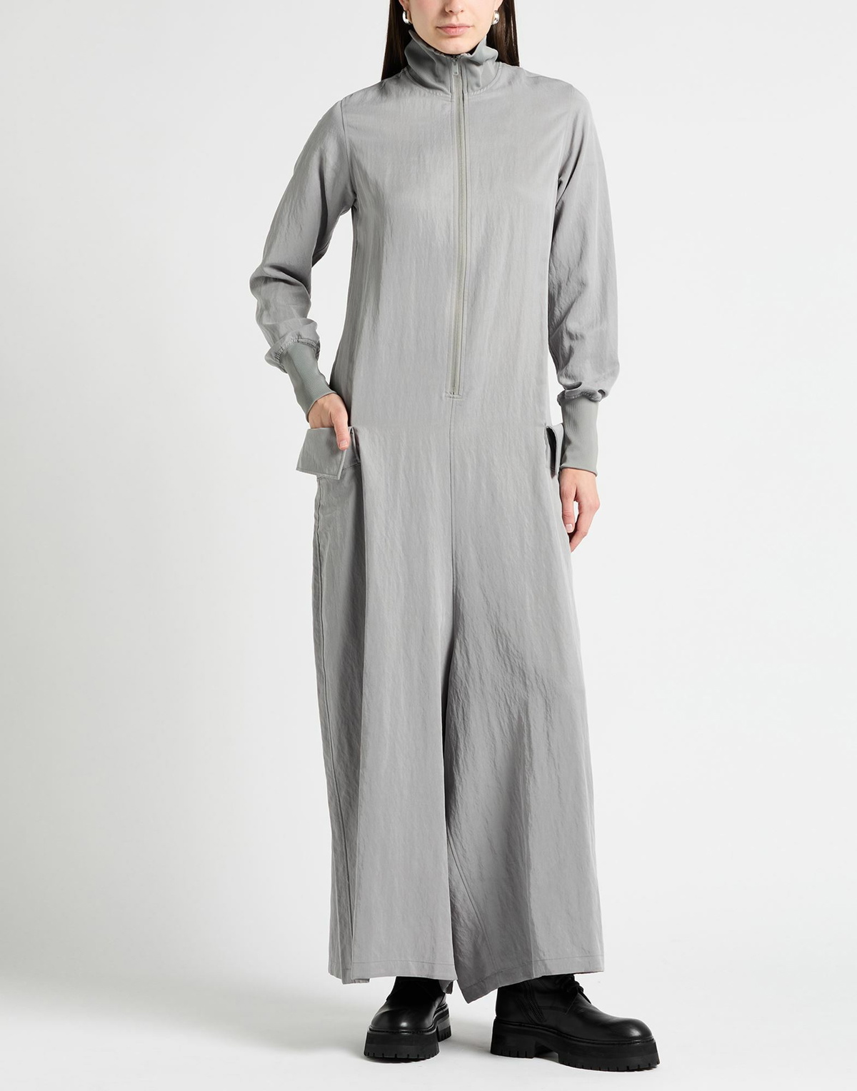Y-3 Womens Jumpsuit in Grey