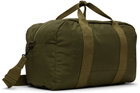 RRL Khaki Nylon Canvas Utility Duffle Bag