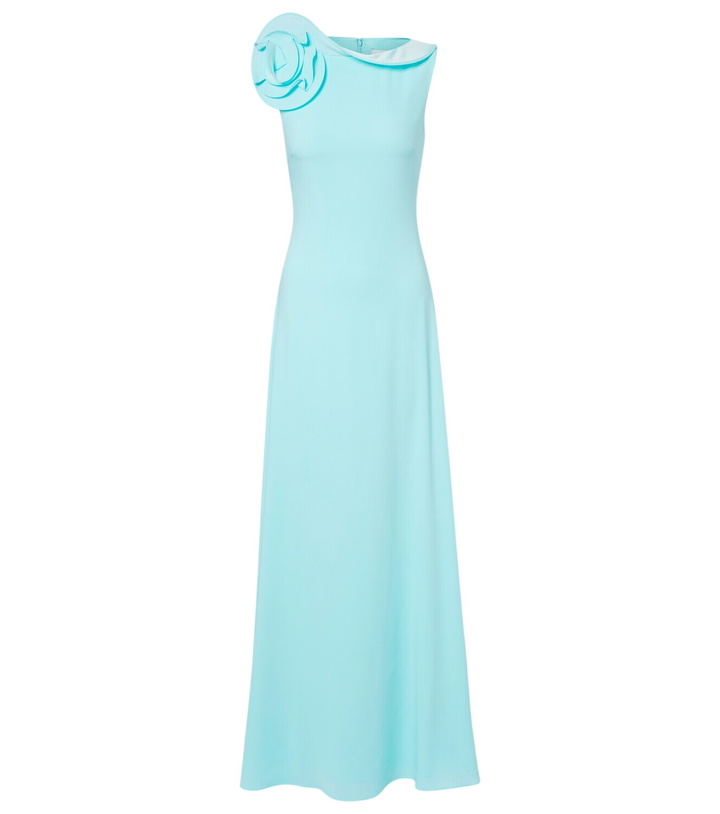 Photo: Roland Mouret Floral-appliqué gown