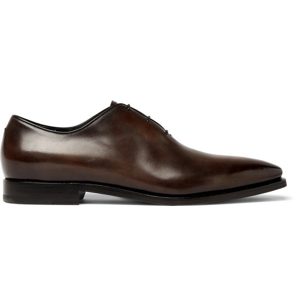 Berluti - Alessandro Eclair Whole-Cut Leather Oxford Shoes