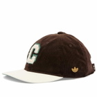Adidas Women's x Clot Cap in Dark Brown/Cream White 