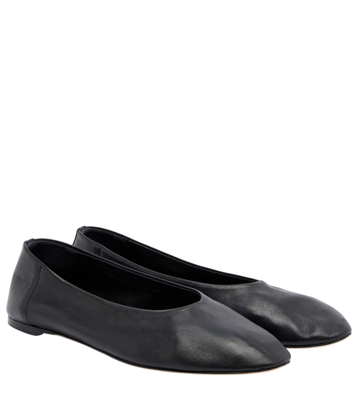 Photo: Toteme Leather ballet flats