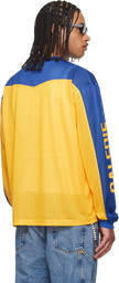 Gallery Dept. Yellow & Blue Western Sport Elegant Mesh L/S T-shirt