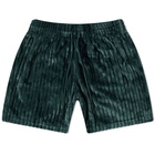 Adidas Men's Contempo Pleated Fleece Short in Mineral Green