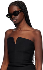 Off-White Brown & Black Hilo Sunglasses