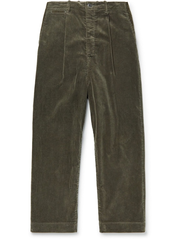 Photo: KAPITAL - Wide-Leg Cotton-Corduroy Trousers - Gray