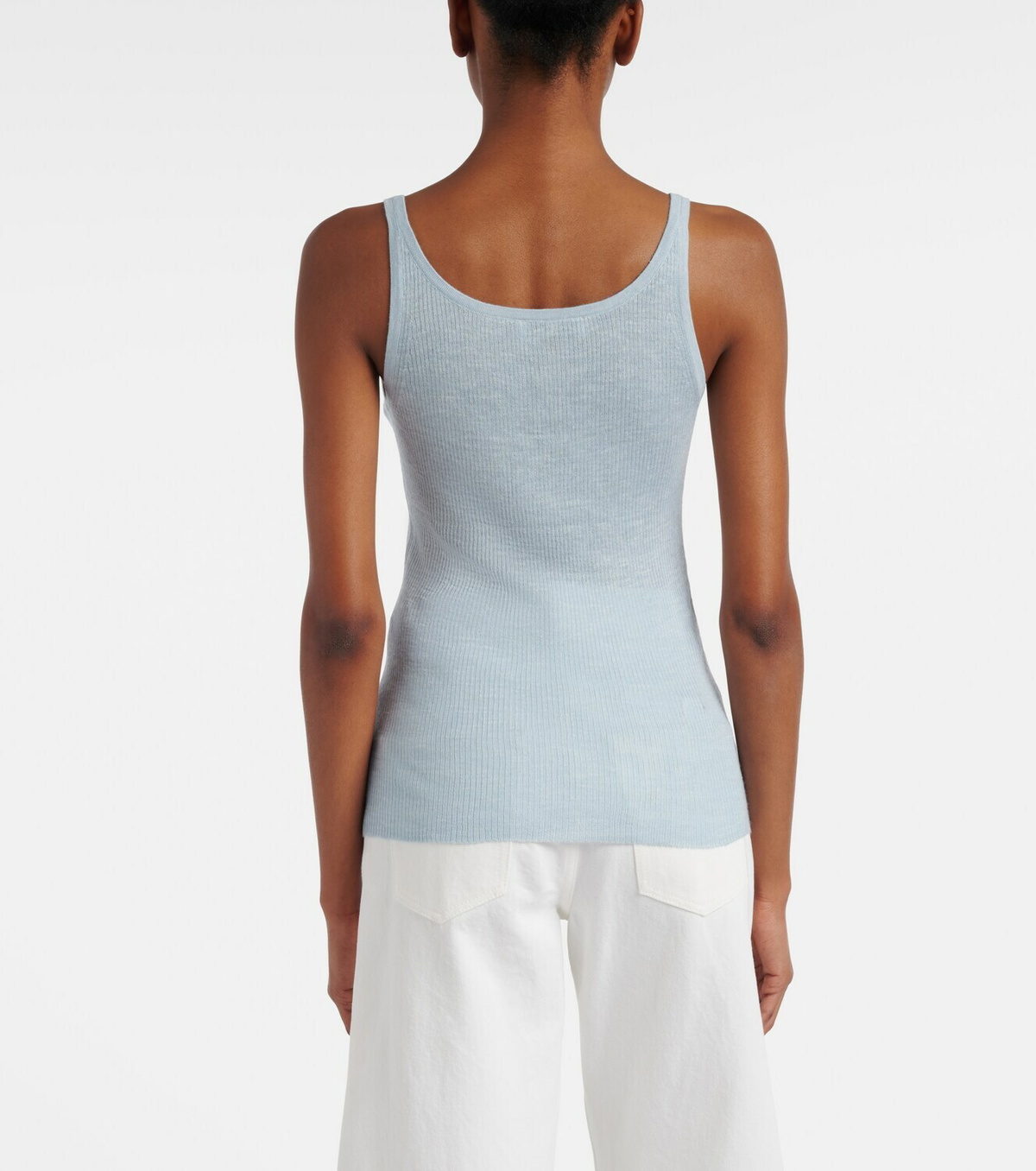 Gabriela Hearst Cinxia cashmere, silk, and hemp tank top