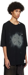 MIHARAYASUHIRO Black Smily Face T-Shirt